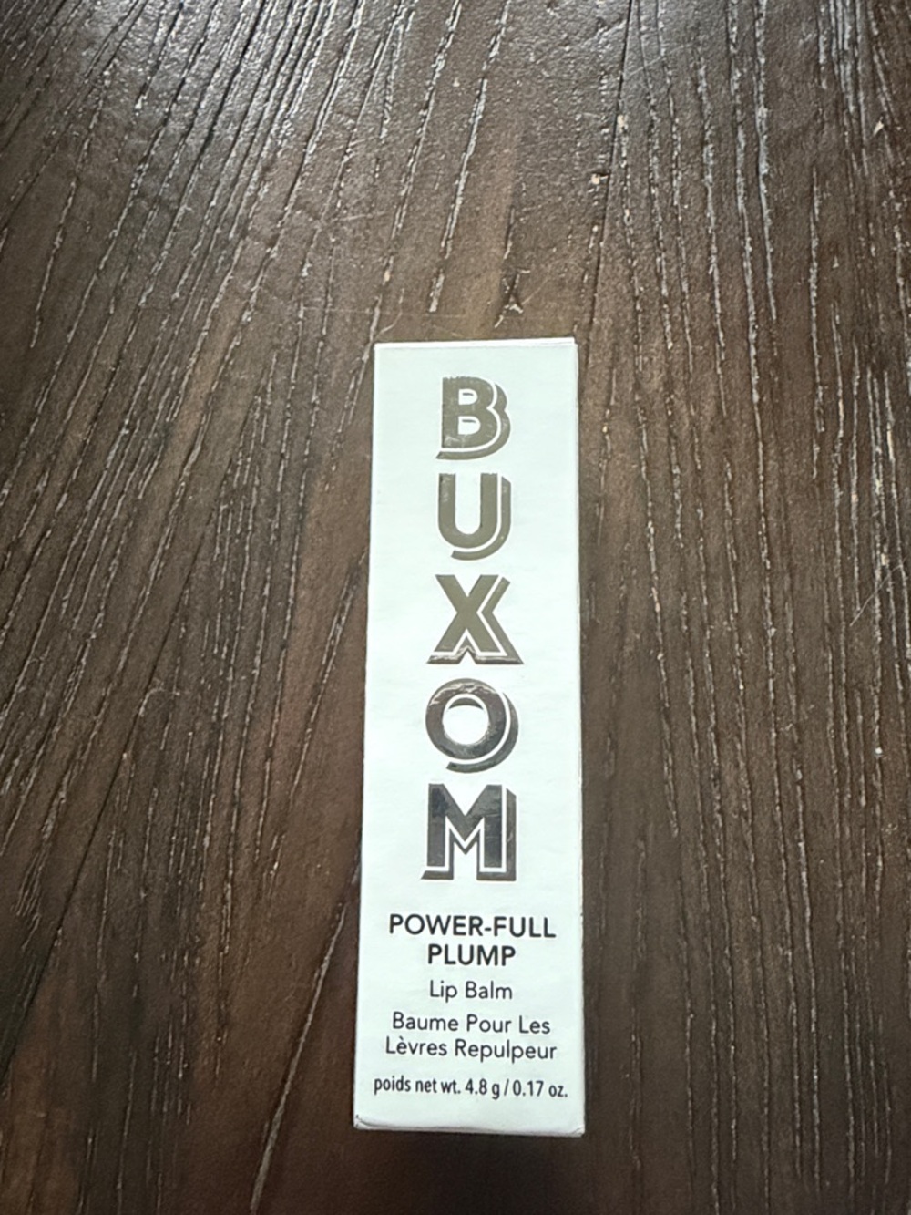 BUXOM Power-Full Plump Lip Balm - White with Black Logo